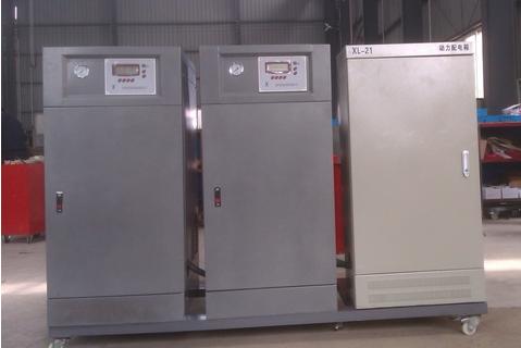 昆钢桥钢水净化材料厂--50KW免办证电锅炉组合平台